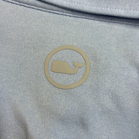 Vineyard Vines Jim Nantz Men's Light Blue Long Sleeve performance brrr top, xxl - Picture 3 of 4